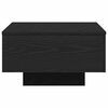 vidaXL Couchtisch Schwarz Eichen-Optik 55 x 55 x 31 cm