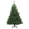 vidaXL K&uuml;nstlicher Weihnachtsbaum mit 150 LEDs Gr&uuml;n 120 cm PE und PVC