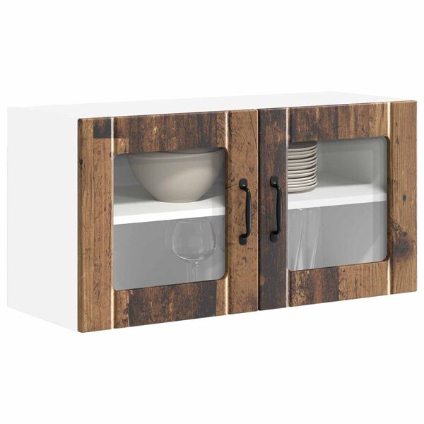 vidaXL K&uuml;chenschrank Altholz 80 x 31 x 40 cm Holzwerkstoff