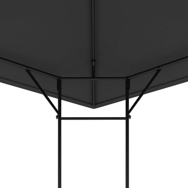 vidaXL Gartenpavillon 3x3 m Anthrazit 160 g/m&sup2;