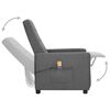 vidaXL Massagesessel Hellgrau Stoff