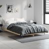 vidaXL Bettgestell ohne Matratze Sonoma-Eiche 120x190 cm Holzwerkstoff