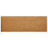 vidaXL Schminktisch 110x40x75 cm Massivholz Eiche