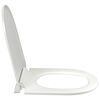 vidaXL Toilettensitz mit Absenkautomatik und Quick-Release-Design Wei&szlig;