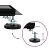 vidaXL Duschablauf 2-in-1 mit 360&deg; Siphon Schwarz 100 cm Edelstahl 304