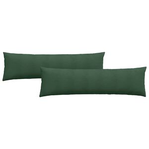 vidaXL Sofakissen 2 St&uuml;ck Dunkelgr&uuml;n 145 x 40 cm Cordstoff