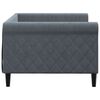 vidaXL Tagesbett Dunkelgrau 90x200 cm Samt