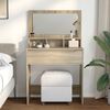 vidaXL Schlafzimmer-Frisiertische Sonoma-Eiche 80 x 39,6 x 135 cm