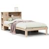 vidaXL Massivholzbett mit Regal ohne Matratze 100x200 cm Kiefer