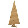 vidaXL Weihnachtsb&auml;ume mit St&auml;nder Braun 150 cm Massivholz Kiefer