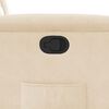 vidaXL Relaxsessel Beige Mikrofasergewebe