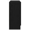 vidaXL Sideboard Schwarz Eichen-Optik 120 x 30,5 x 70 cm Holzwerkstoff