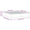 vidaXL Plattformbettgestell Grau-Gr&uuml;n 160 x 200 cm Stoff
