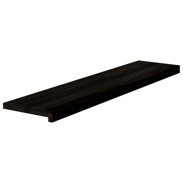 vidaXL Treppenstufen 16 Stk. Dunkelbraun 110x25x2 cm Massivholz Eiche