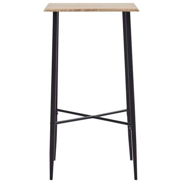 vidaXL 5-tlg. Bar-Set Stoff Braun