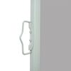 vidaXL Ausziehbare Seitenmarkise 120&times;500 cm Grau