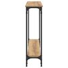 vidaXL Konsolentisch Artisan-Eiche 100 x 22,5 x 75 cm Holzwerkstoff