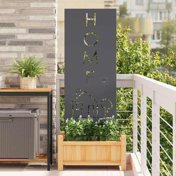 vidaXL Garten Sichtschutz-Leinwand Anthrazit 50 x 140 cm