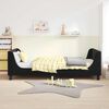 vidaXL Kinderbettgestell mit Kopfteil Schwarz 90 x 190 cm Samt