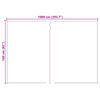 vidaXL Markisenersatz Gelb und Orange 1000 x 160 cm Polyesterleinwand