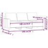vidaXL 3-Sitzer-Sofa Braun 180 cm Kunstleder