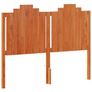 vidaXL Kopfteil Wachsbraun 135 cm Massivholz Kiefer