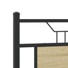 vidaXL Bettgestell ohne Matratze Sonoma-Eiche 140x190 cm Holzwerkstoff