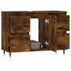 vidaXL Badschrank R&auml;uchereiche 80x33x60 cm Holzwerkstoff
