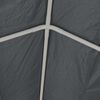 vidaXL Partyzelt PE 6x12 m Grau
