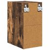 vidaXL H&auml;ngeschrank Ger&auml;ucherte Eiche 20 x 29,5 x 40 cm Holzwerkstoff