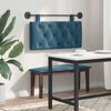 vidaXL H&auml;ngevorderseite Wandmontiert Blau 100 x 55 x 7 cm Samt