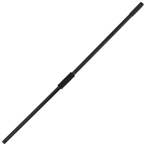 vidaXL Heugabel mit 14 Zinken Schwarz Stahl