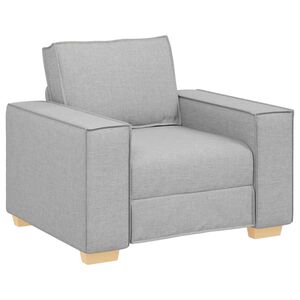 vidaXL Sofa Stuhl Wolkengrau 60 cm Stoff