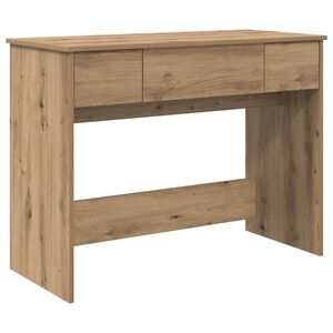 vidaXL Kosmetiktisch Artisan-Eiche 100 x 45 x 76 cm