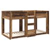 vidaXL Etagenbett f&uuml;r Kinder Altholz 100 x 200 cm Holzwerkstoff