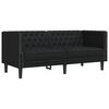 vidaXL Sofa Schwarz 174 x 74,5 x 70,5 cm PVC