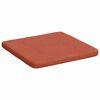 vidaXL Sitzkissen 4 pcs Rot-Orange 40 x 40 x 3 cm Cordstoff