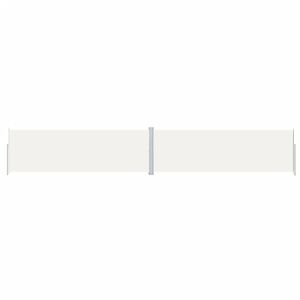 vidaXL Seitenmarkise Ausziehbar Creme 200x1200 cm