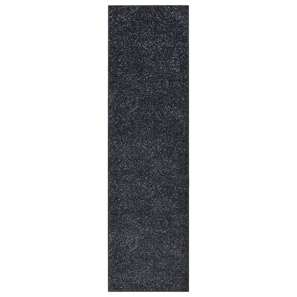vidaXL Teppichl&auml;ufer BCF Anthrazit 80x300 cm