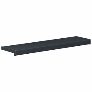 vidaXL Fensterbank Anthrazit mit Holzmaserung 60 x 20 x 4,5 cm PVC