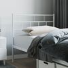 vidaXL Kopfteil Metall Wei&szlig; 90 cm