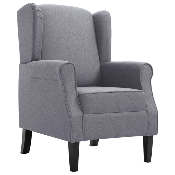 vidaXL Sessel Dunkelgrau Stoff