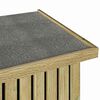 vidaXL Gartenlagerbox mit Speicher Natur 119 x 44 x 58,5 cm