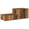 vidaXL Aufbewahrungsschrank 2 pcs Altholz 118 x 41 x 40 cm