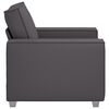 vidaXL Sofa 59cm Grau Stoff