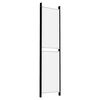 vidaXL 5-tlg. Paravent Wei&szlig; 250x200 cm Stoff