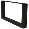 vidaXL Couchtischbeine V-Form 2 St&uuml;ck Schwarz 70x(30-31,3) cm Stahl