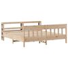 vidaXL Massivholzbett ohne Matratze 200x200 cm Kiefer