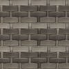 vidaXL Garten-Sofaset mit Kissen 2 pcs Grau Stahl