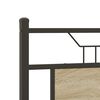 vidaXL Bettgestell ohne Matratze Sonoma-Eiche 150x200 cm Holzwerkstoff